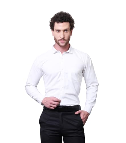 Image of CONTRARY Men's Solid Plain Satin Shirt | Stylish Casual & Formal Wear | Premium Pure Satin Silk Silk Fabric | Full Sleeve Button-Down Shirt for Office, Parties & Daily Outfits (Multicolor)
