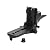 Huepar Mounting Clamp with 1/4"-20 Male Thread and 5/8"-11 Thread Adapter for Telescoping Pole for Rotary and Line Laser Levels, Adjustable Bracket LP36-S