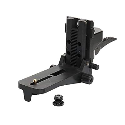 Huepar Mounting Clamp with 1/4"-20 Male Thread and 5/8"-11 Thread Adapter for Telescoping Pole for Rotary and Line Laser Levels, Adjustable Bracket LP36-S