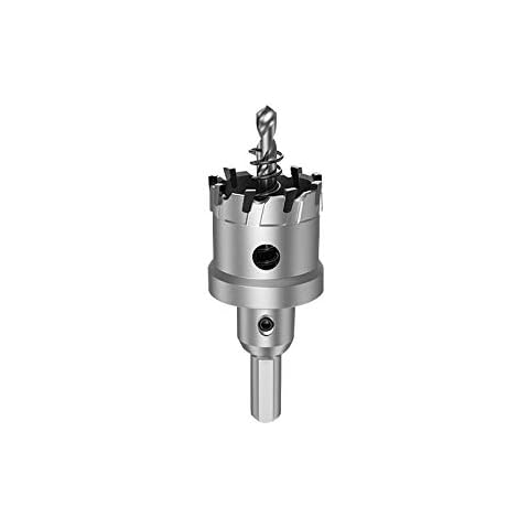 LionMount 1 inch Deep Cut Carbide Hole Cutter for Thick Metal Deep Cut Hole Saw for Stainless Steel Metal Pipes and Hard Material 1 1/2 in 38 mm Cover