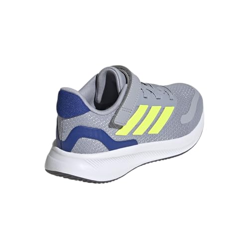 Image of adidas Kids' Marvel Run Falcon 5 Elastic Lace & Strap Shoe