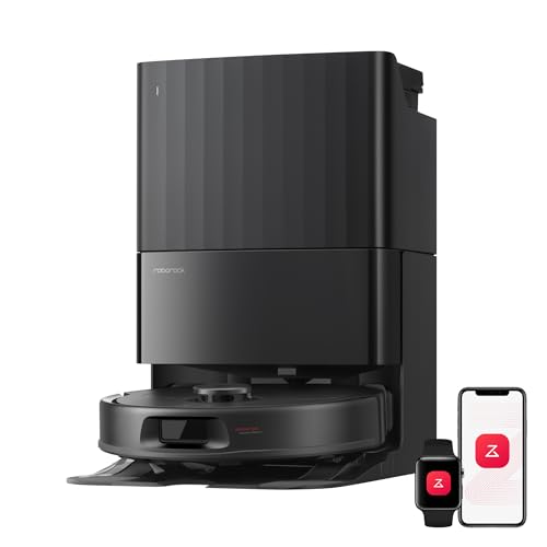 roborock Qrevo S Pro Robot Vacuum Cleaner with Mop 18 500 Pa Suction Upgraded from Qrevo 5AE Anti-Tangle Smart Obstacle Avoidance Custom Carpet Strategy 75C Mop Self-Cleaning All-in-One Dock