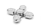 Hanukkah Dreidel Glossy Metallic Silver Fidget Spinner! Chanukah Toys!