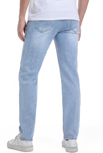 Men's Jeans Regular fit Blue Straight Stretch Fashion Comfort Jeans2