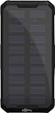 goobay 53934 20000 mAh Outdoor Powerbank mit Solarpanel & Schnellladefunktion/Externer Akku mit Schnelllademodus/Power Bank für Smartphone & Tablet/Powerpack mit 2 USB-A QC 3.0 Ports, Schwarz
