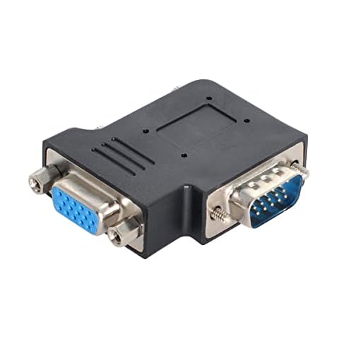 CY 90 Degree VGA Male to Female Adapter Cover