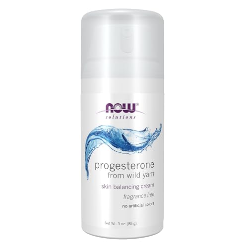 NOW Foods Solutions Natural Progesterone Cream Scent Free - 3 oz