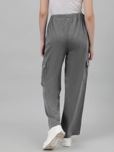 Image of KOTTY High-Waisted Women's Jogger Pants|Athletic Track Pants with Elastic Waistband|Ideal for Gym, Walking, and Travel