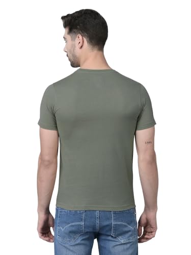 Image of Dollar Super Combed Cotton Mens Assorted Solid T-Shirt