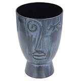 DISEÑO ÚNICO: El jarrón tiene un diseño de inspiración romántica, ideal para la decoración del hogar, colocado sobre un mostrador o mesa, una excelente manera de decorar cualquiera de sus espacios vitales.