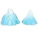 Wnvivi 2pcs Aquarium Iceberg Decoration,Fish Tank Landscaping Underwater Iceberg Ornament,Simulation Artificial Rock for Aquarium Fish Tank Decor