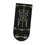 Menolana Roller Wheel Exercise Mat Gym Floor Pad Men Women Fitness Anti Slip Floor Cushion Abdominal Knee Mat Mat for Home Gym