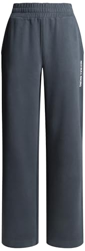 Pantalon droit Pepe Jeans Femme noir fluide et confortable stretch