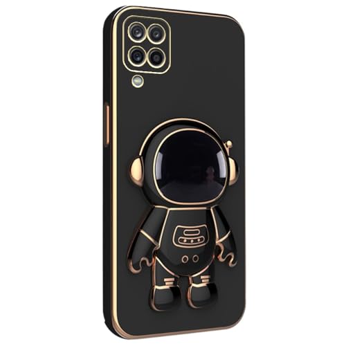Image of for Samsung Galaxy A54 5G Case Cute 3D Astronaut Stand Design Camera Protection Shockproof Soft Back Cover (for Samsung Galaxy A54 5G, Black)