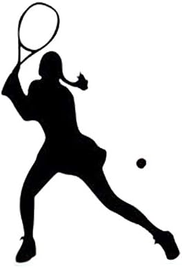 Amazon Co Jp 面白いステッカー 女性テニスプレーヤーの車のステッカーステッカー Hnhzhd Color Black ベビー マタニティ