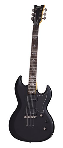Guitares électriques SCHECTER DEMON S-II SATIN BLACK Métal – moderne - Les Beatles, Paul McCartney, John Lennon, RIngo Starr, George Harrison Guitares électriques SCHECTER DEMON S-II SATIN BLACK Métal - moderne