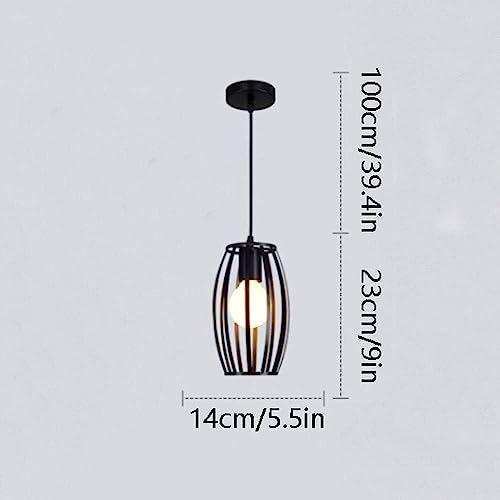 Lámpara industrial de techo para iluminar mesas largas y barras de cocina 7