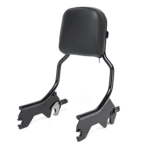 Mokitdora Detachable Softail Backrest Sissy Bar Upright With Pad For 2018-Later Flde Flhc Flhcs Flsl Fxbb Fxbbs Fxst, Black #TOP5