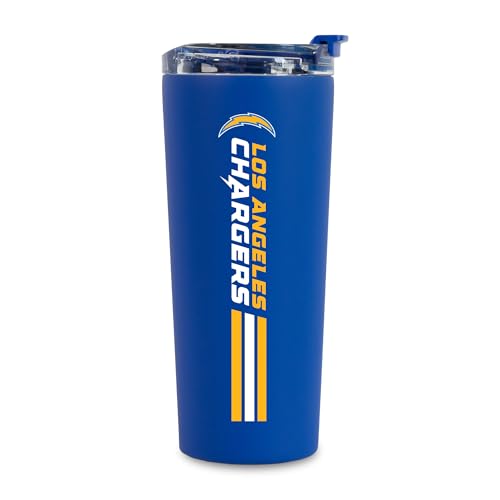 Image of Rico Industries NFL Football 24oz Stainless Steel Tumbler with Lid and Dual Functioning Lid