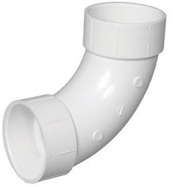 Pvc/dwv Long Sweep 90 Deg. Elbow (pvc003040600ha) by Charlotte Pipe and Foundry