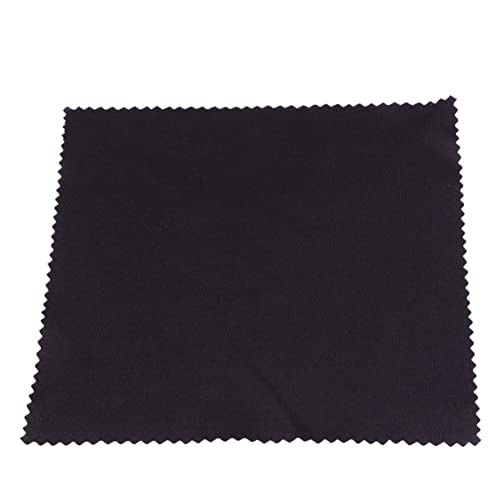 Chiffon de nettoyage en fibre fine noir pour lentilles de précision et haute horlogerie