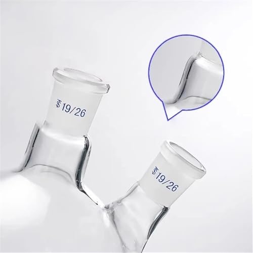 Flacon en verre deux cols 100ml pour résoudre les montages de chimie complexes - 3