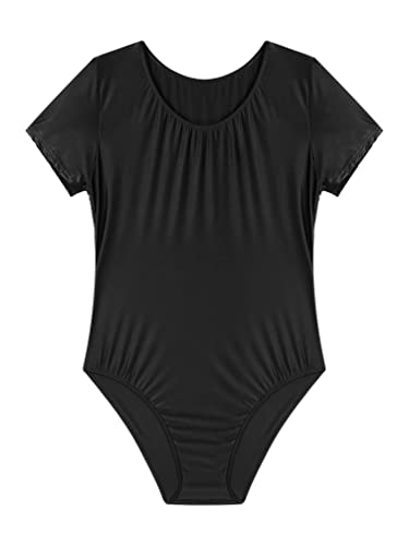 Mens Glossy Short Sleeve High Cut Bodysuit Rashguard Swimwear Summer Bathing Suit Mankini3