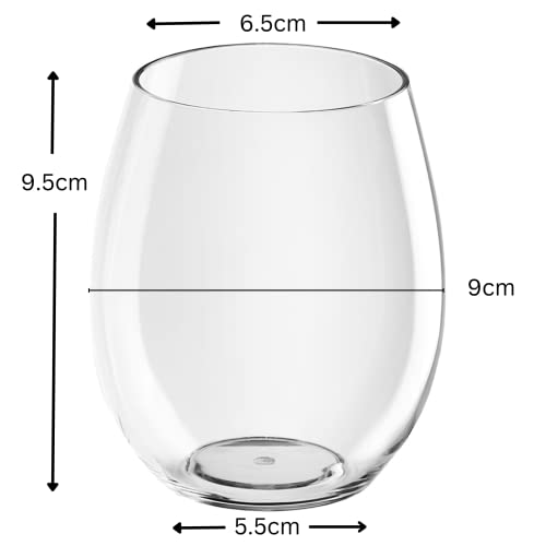 Vasos de agua AIOS irrompibles y sin BPA que sustituyen al cristal frágil en comidas de exterior 6