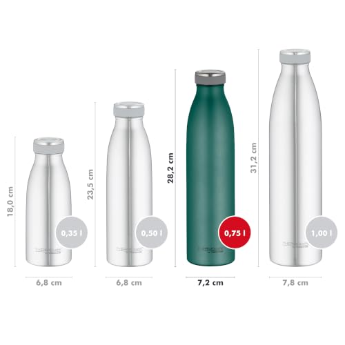 THERMOcafé TC BOTTLE Isolierflasche 0,75 l, 24h kalt, moss green mat – Ansicht 4