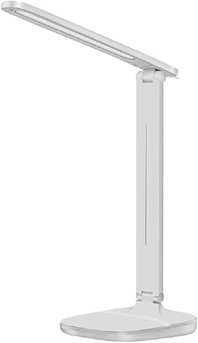 Foldable Led Desk Lamp Touch Switch Dimmable Charging Port Office Table Built in Battery Student Reading