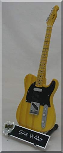 EDDIE VEDDER Miniature Guitar Pearl Jam w/Guitar Pick image 4