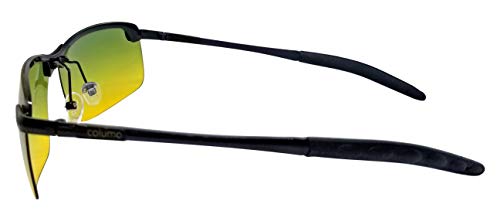 UV400 HD TAC Polarized Trendy Sunglasses for Men - Superior Anti Glare Quality Stylish Driving Glasses - 100% UVA and UVB Protection for Camping Fishing SHTF Daysight Hunting or Sporty Night Vision3