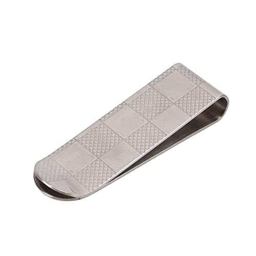Edelstahl Geldklammer Slim Business Kreditkartenhalter Metall Geldscheinklammern Bill Cash Halter Banknotenmappen Clip Cash Klemmhalter Hinweis Kreditkarten Geldbörse Geldbörse für Männer(Quadrat) Cover