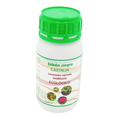 Bricoloco Jabón potásico Plantas y frutales contra el pulgón, Mosca Blanca, Trips, cochinilla y araña roja, sin dañar el Fruto. Limpiador Multiuso Agrícola de Jabón (Bote 250 ml., 1, Unidades)