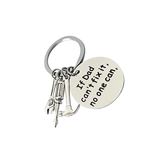 Yuauy Porte-clés avec inscription « If Dad can't fix it, no one can » Cover