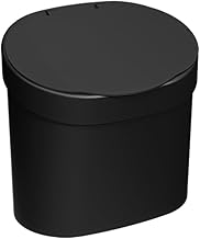 Lixeira Com Tampa Para Pia 4 L, Preto, Coza