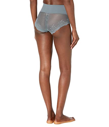 Image of SPANX Shapewear For Women Undie-Tectable Lace Hi-Hipster Panty Hazy Grey MD