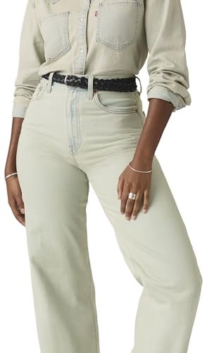 Levi's Ribcage Wide Leg H223 Jeans, De Oro, Women's 28W x 32L