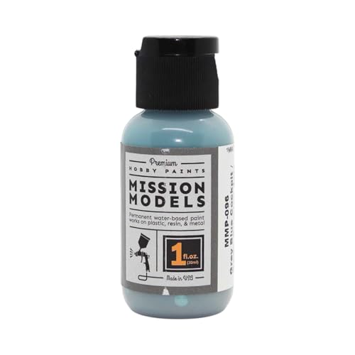 MISSION MODELS MMP-096 Grey Blue Cockpit / Camo Russian Jets Acrylic Paint 1 oz (30ml)