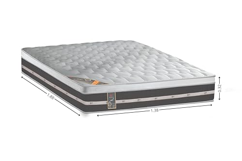 Colchão Casal Castor Premium Gel Euro One Face Molas Pocket 138x188x032