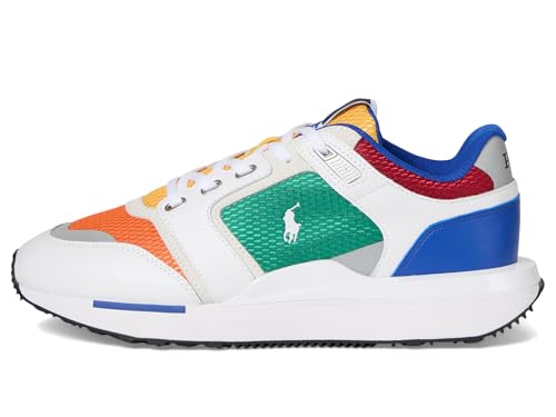 Image of POLO RALPH LAUREN Train 89 Suede & Oxford Sneakers