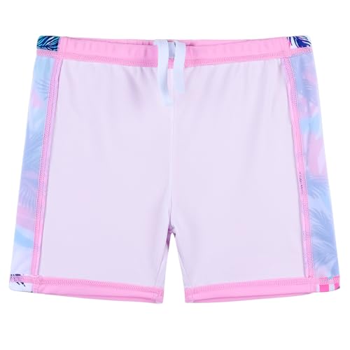 Image of Girls Two Piece Swimsuit Floral UPF 50+ Rash Guard Set Kids Beach Swimwear