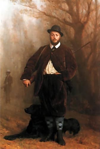 Portrait d'Édouard Delessert Jean-Léon Image Déco d'Art Murale Tableaux Toile 60x90