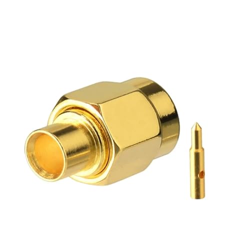 Câble semi-rigide RG402 connecteur mâle 50 ohms à souder .141 - Fixation RF en lot de 100