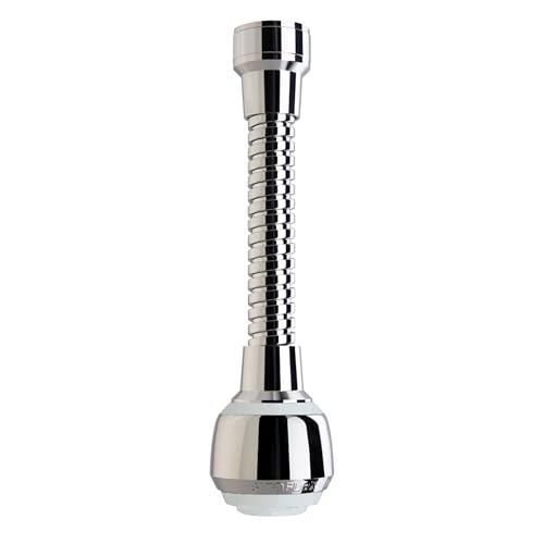 Siroflex 2510/1S brise jet flexible en laiton Milady Made in Italy | Aérateur douchette chromé blanc| Aérateur robinets cuisine| Robinetterie de cuisine
