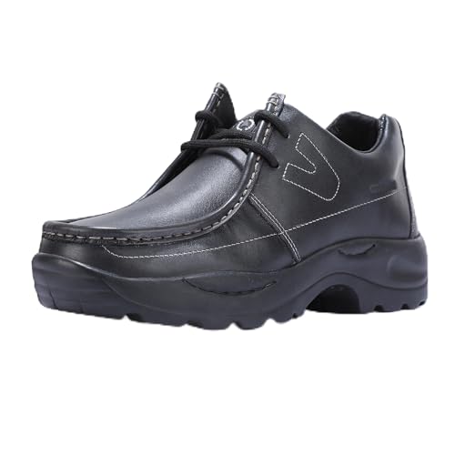 Woodland Men's Leather Sneaker Black UK-9 - Image 2