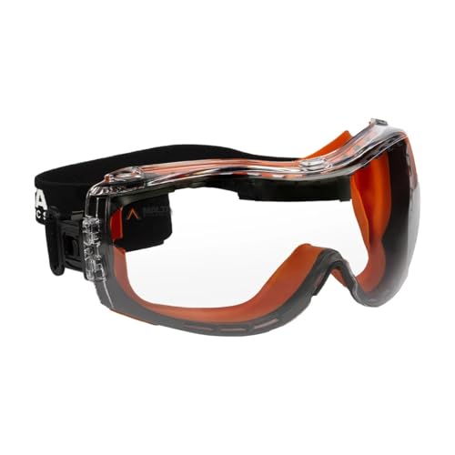 Malta Dynamics APEX Safety Goggles - 1 Pack ANSI Z87 Fog Resistant Safety...