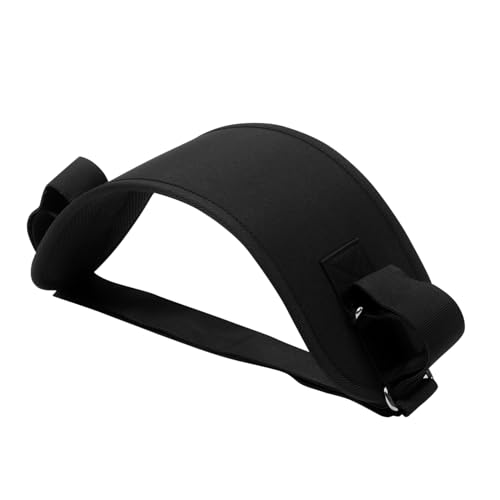 Cinturón Hip Thrust para entrenamiento de glúteos negro miniatura 1