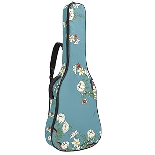 Housse de transport étanche pour guitare avec bandoulière réglable Motif géométrique triangle Noir et doré, Multicolore… - Les Beatles, Paul McCartney, John Lennon, RIngo Starr, George Harrison