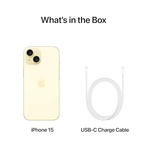 Téléphone portable iPhone 15 reconditionné 128 Go Jaune - 6